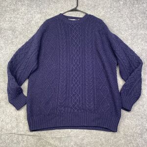Patrick Malin Donegal Ireland Cable Knit Sweater XXL Fisherman's Chunky Knit